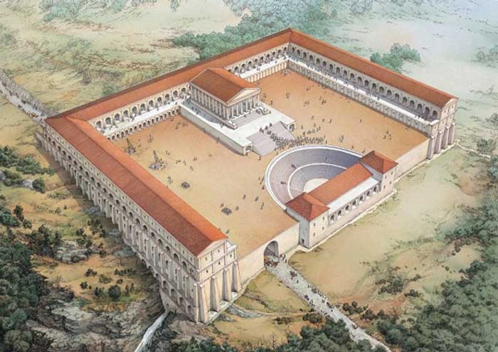 Tivoli-ricostruzione-del-santuario-di-Ercole-Vincitore-ricostruzione
